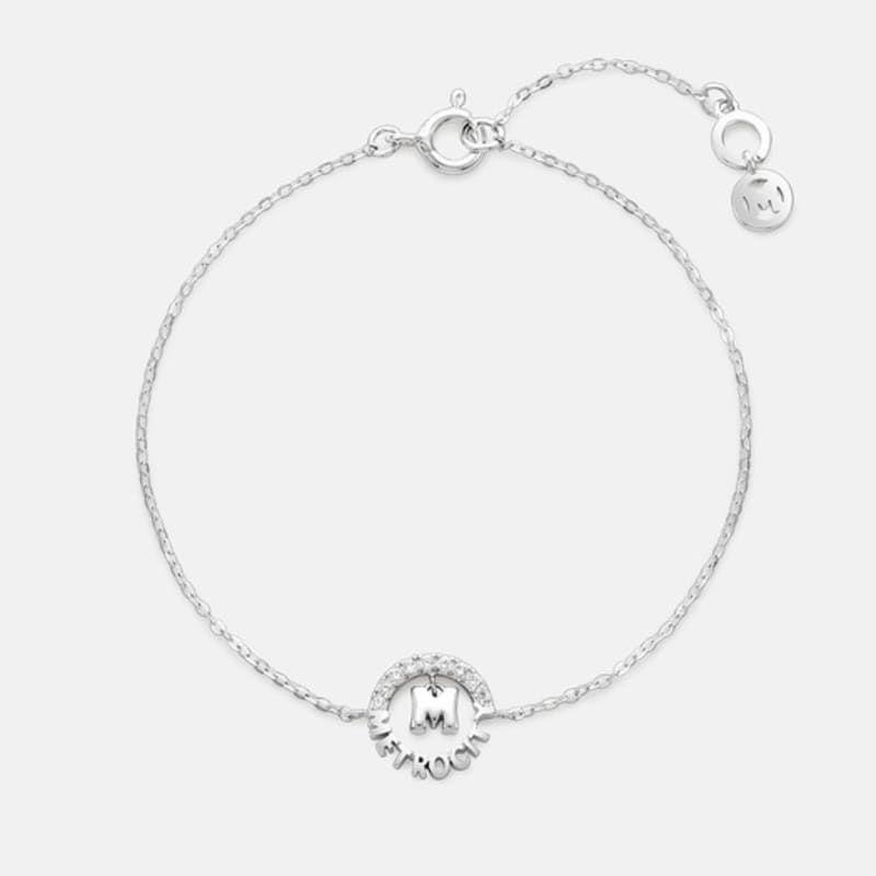 

METROCITY JEWELRY M Basic Sterling Silver White Bracelet A233SB9245WPA 17cm