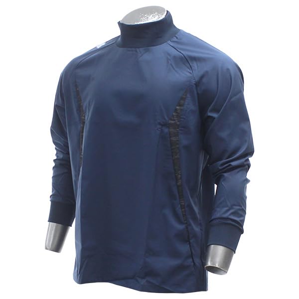 DESCENTE Baseball Wind Long DNVY Size M Shirt, Sleeve, PJ-252B, (Navy),