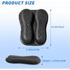 WDG Motorcycle Seat Cushion Pad 3D Honeycomb High Elasticity Gel Material Comfortable Breathable Shock Absorption for Long Rides Seat Cushion