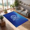 Tappeto Morbido Area Rug con Motivo Calcio Portsmouth FC Antiscivolo Tappeto per Pavimento Interno Tappetino Decorazione Sportiva per Camera da Letto
