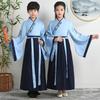 Hanfu Children's Traditional Costume: Boys' National Studies and Girls' Ancient Ruqun Tang Suit for School Performances.