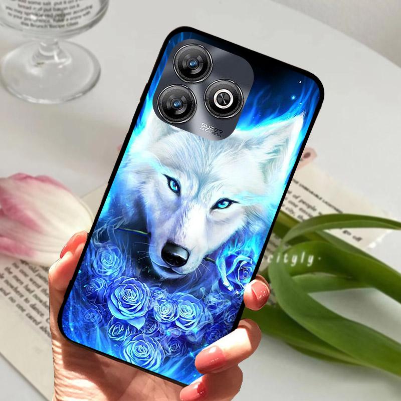 For ZTE Blade V60 Smart 4G Case Cool Wolf Lion Luxury Silicone Soft TPU Phone Cover For ZTE Blade A75 4G V60Smart Fundas Shell