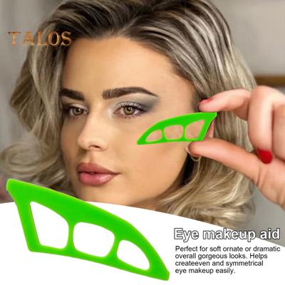 1/2/3/4Pcs Silicone Eyeshadow Stencil Tool Reusable Beginner Eyeshadow Assistant Guide Helper Shaper Mapping Template Women Quick Eye Makeup Tools