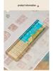 20cm Creative Crystal Paperweight: Calligraphy & Stone-Inspired Ruler