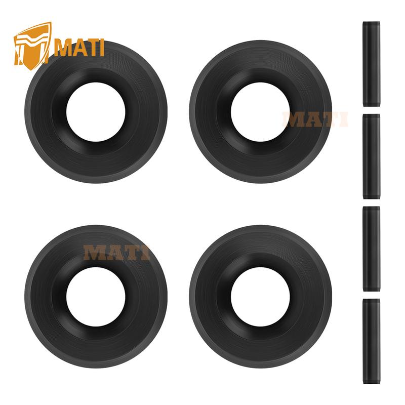 4Pcs Secondary Clutch Roller w/ Upgraded Rust Free Pin For Polaris Ranger Sportsman RZR Scrambler 500 570 700 800 850 900 1000
