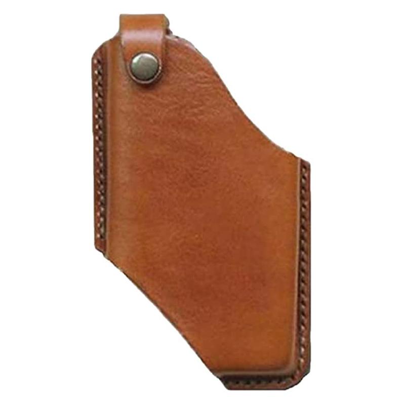 Leather Cell Phone Holster Retro Sheath with Belt Loops Mobile Phone Belt Cover for Mens Outdoor Waist Hanging Belt