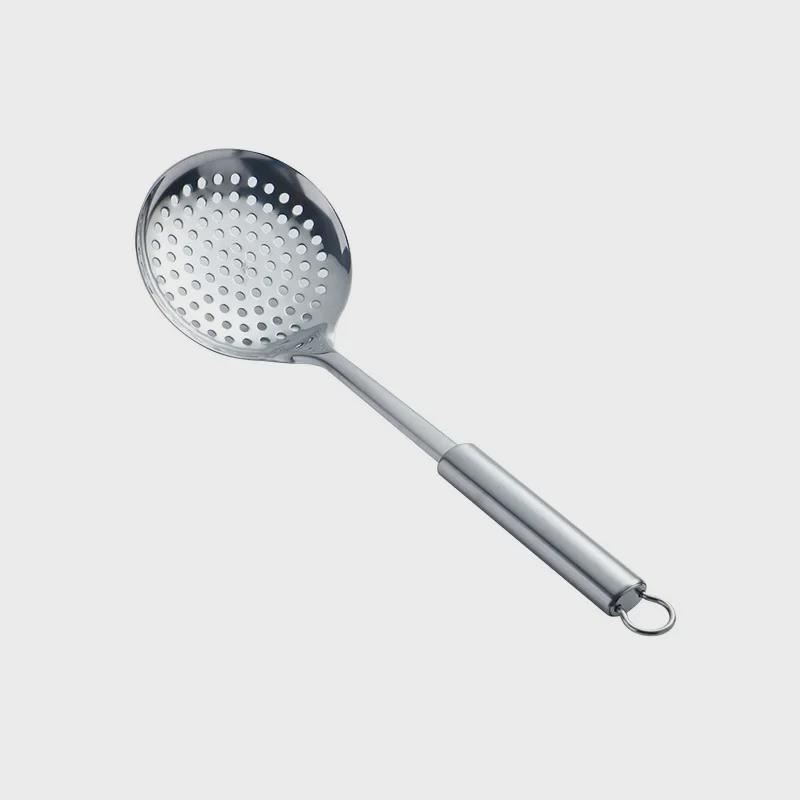 Stainless Steel Cooking Spoon & Spatula Set with Flat Handle