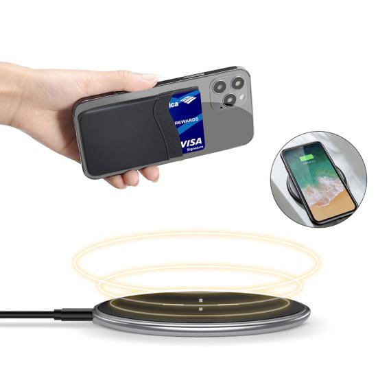 Adhesive Silicone Phone Credit Card Purse Back Cover Pocket Smartphone Accessory