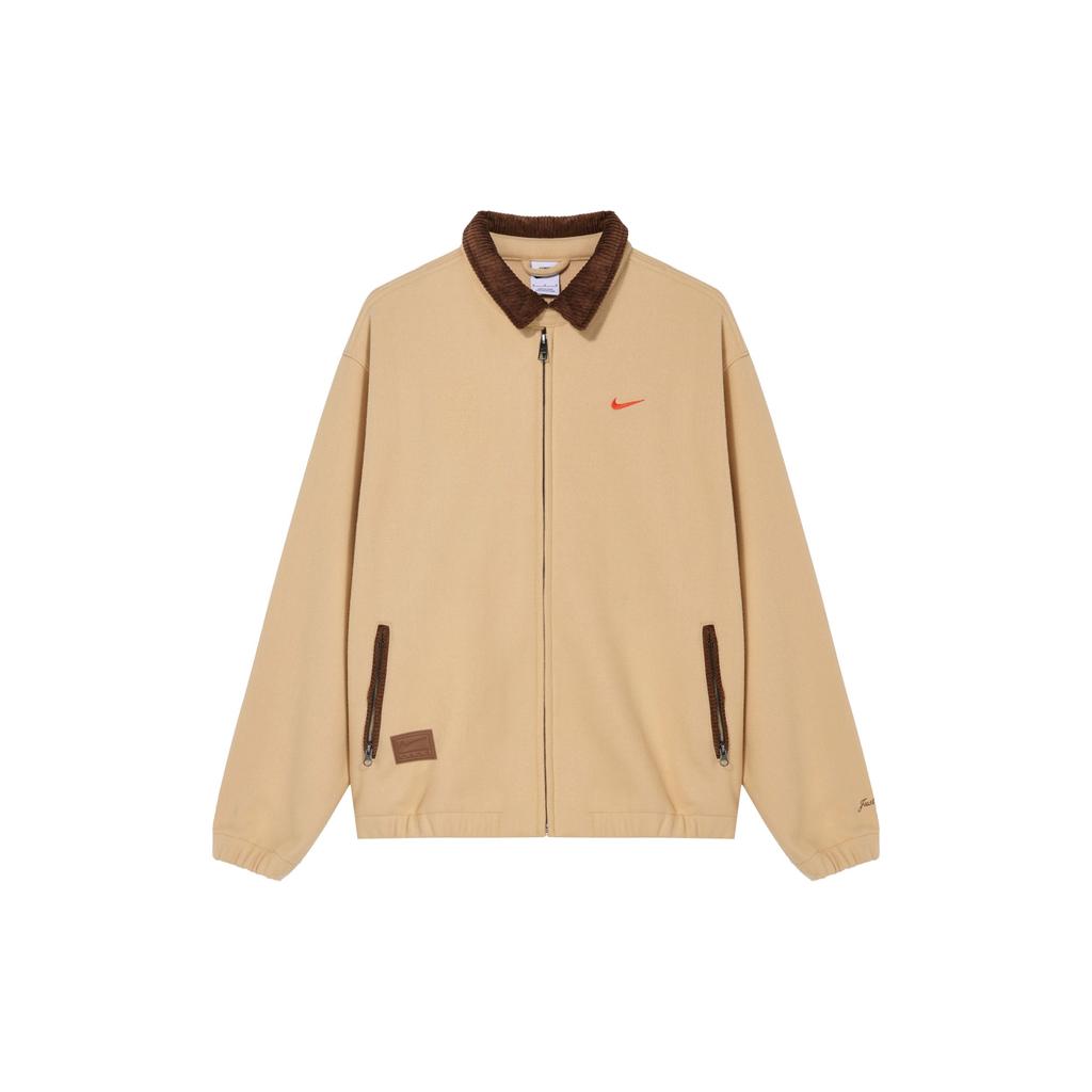 Nike Woven Retro American Windproof Warm Outdoor Loose Workwear Corduroy Jacket Men Jacket Khaki HQ4744233