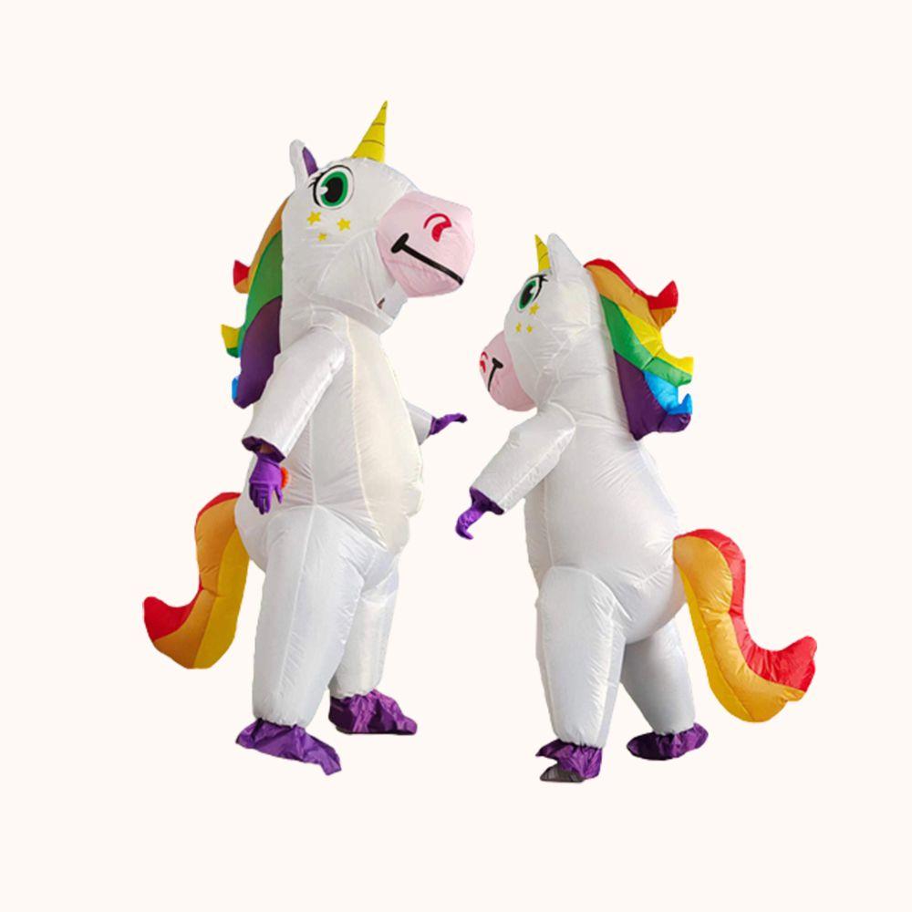 Inflatable Unicorn Costume Cosplay Adult Birthday Party Halloween Props Supplies