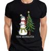 Merry Christmas Snowunisex Tree Cute Kids Unisexs T Shirt Vintage Designer Clothes Homme Stretched Stylish Unisex Comfortable