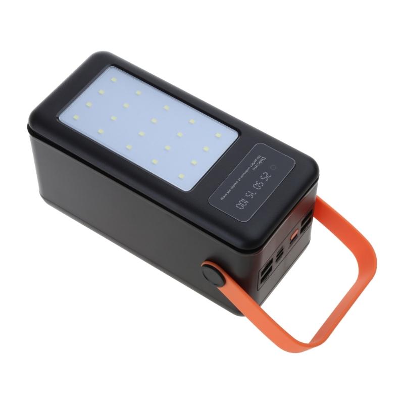 DIY 28 X 18650 PD QC3.0 USB 10W 22.5W Battery Storage Box Fast Wireless Charging Power Bank Case 18650 Battery Holder