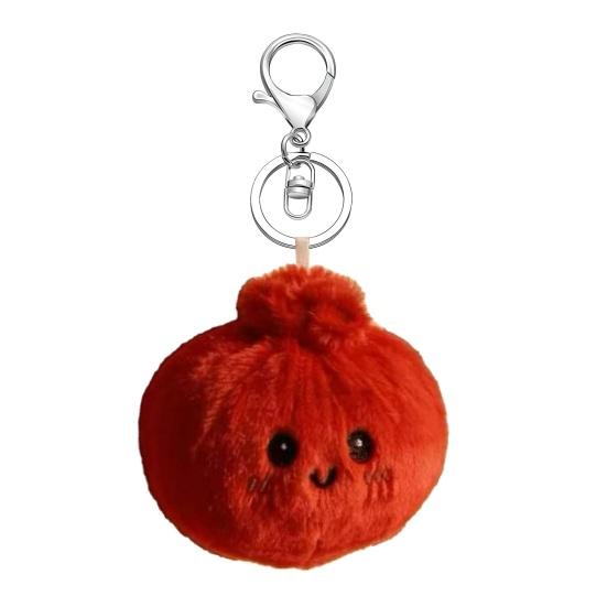 

Keychain Pendant Steamed Stuffed Bun Plush Doll Charm Soft Stuffed Key Holder Backpack Bag Accessory