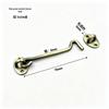 Multi-Color Door Hook: White, Black, Antique & Red Bronze, Stainless Steel, Windproof Room Door Bolt