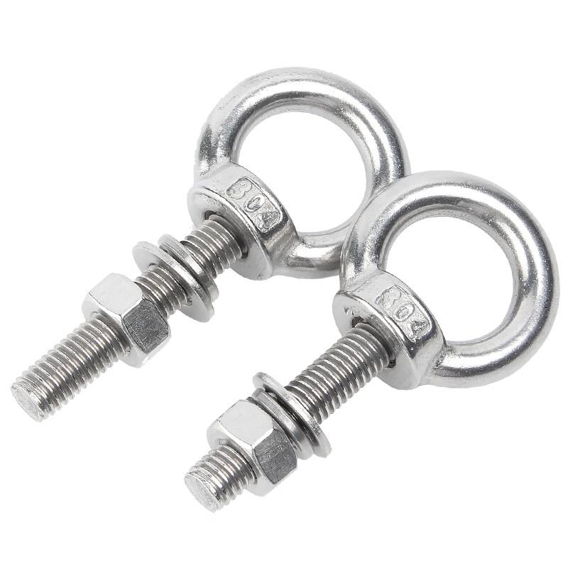 GUWANJI 304 Stainless Steel Lifting Eye Bolt & Washer Combination Set