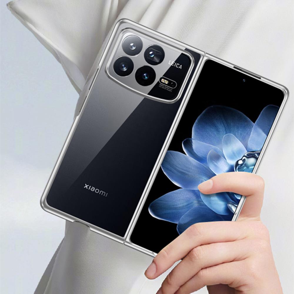 For Xiaomi Mix Fold 4 5G Case Electroplating Transparent PC Phone Cover