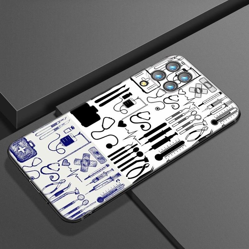 

Чехол для медсестры, медицинской медицины, здоровья, сердца для Samsung A21 A30 A50 A52 S A13 A22 A32 4G A23 A33 A53 A73 5G A12 A31 A51 A70 A71 A72 Samsung A22 4G