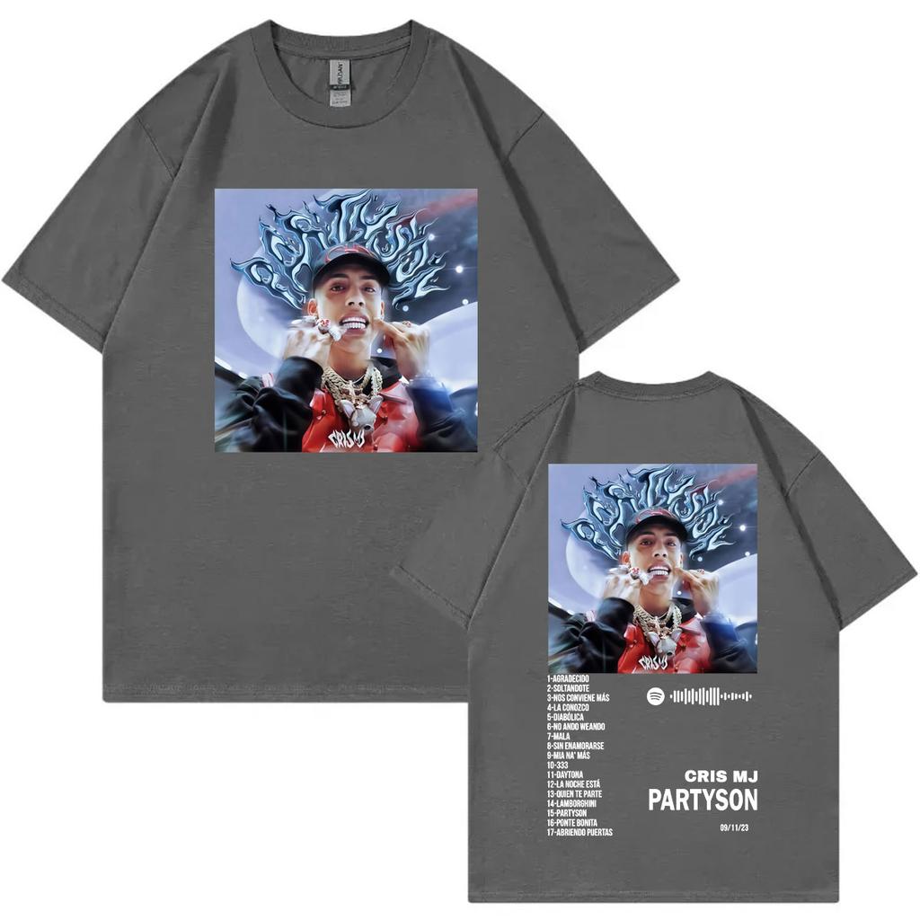 Singer Cris Mj Music Album Poster Graphic T Shirts Fashion Pop Music Short Sleeve Tshirt Mens Womens Casual Cotton Tshirts