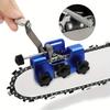 Heavy-Duty Manual Chainsaw Sharpener & Blade Adjuster Tool - Portable Chainsaw Sharpening System Compatible for Gas-Powered/Manual Chainsaws