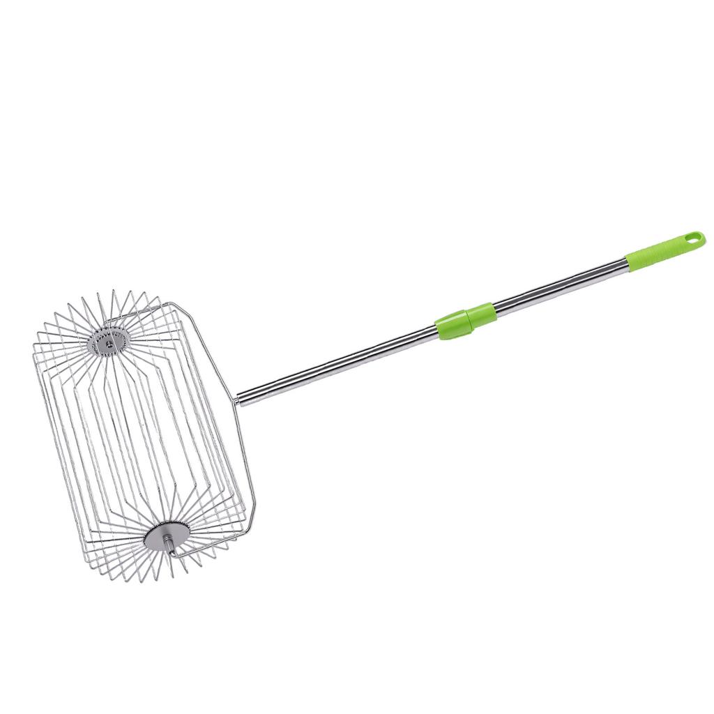 Tennis   Collector Roller Quick Rolling Picker Stainless Steel Multifunction Fruit Collector Garden Tool