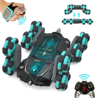 8WD Gesture Sensing Stunt Rc Cars, 2.4Ghz Rechargeable Racing Drift Hand Remote Control Clamber Car