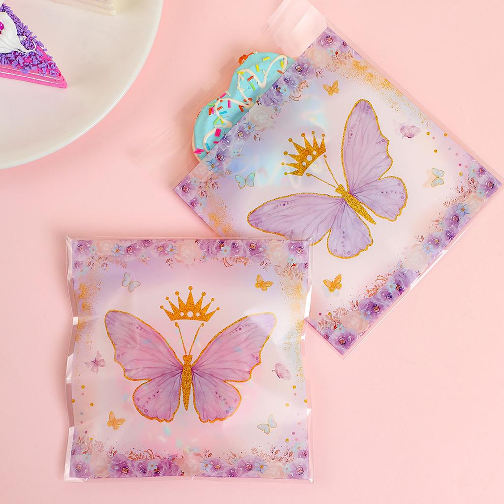 Butterfly Party Gift Bags Candy Packing Bag Butterfly Birthday Party Decorations Wedding Birthday Supplies Kids Girl Baby Shower