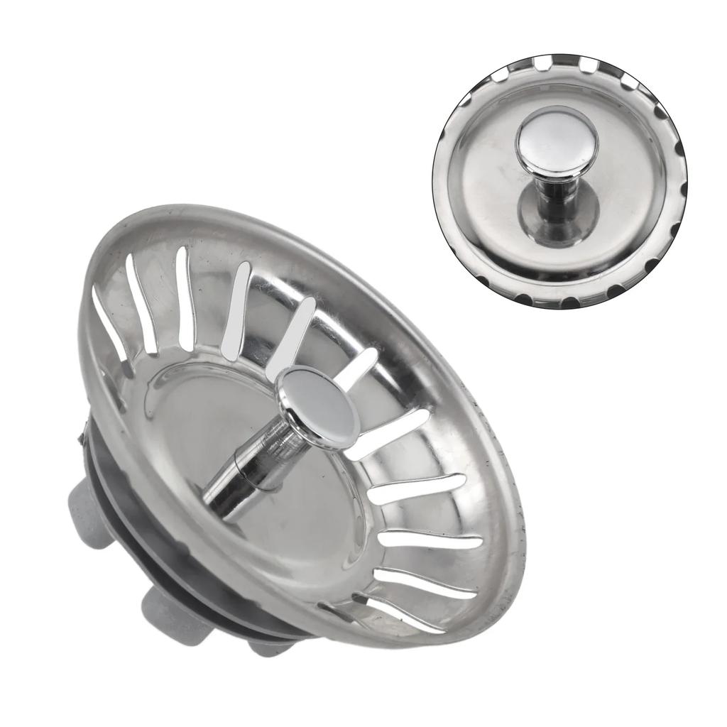 Anti Constipation Kitchen Sink Strainer Drain Easy To Clean Block Food Seamless Flow Blockages Smooth Water Flow