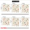 2pcs 2D flat printing Happy Christmas Scene Curtains Christmas Wrapping Paper Gifts Pinecones Digital Printed Polyester Drapes