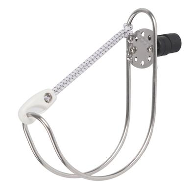 4.5in Stainless Steel Lifebuoy Ring Bracket Horseshoe Holder for Marine Boat Ship