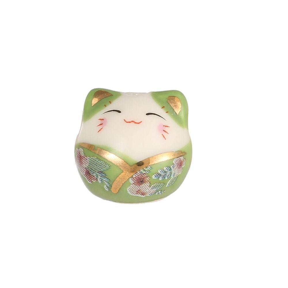 Kitty Maneki-neko Beads Cat DIY Jewelry Accessory Fashion Plutus Cat Beads  DIY Jewelry