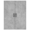 Highboard Concrete Grey 69.5 x 34 x 180 cm Particleboard