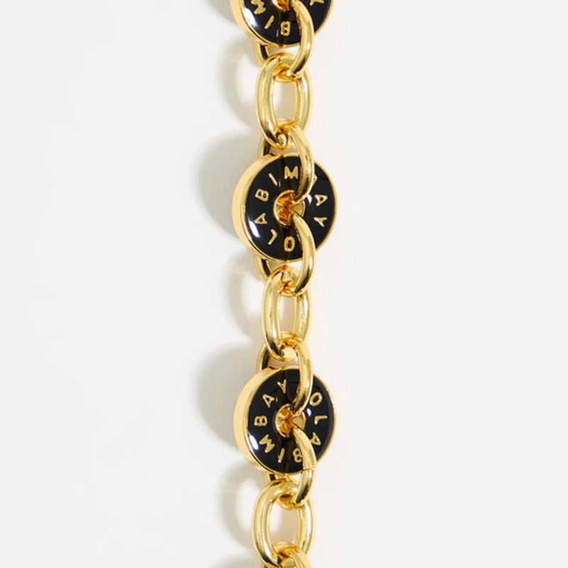 BIMBA Y LOLA [24FW] BIMBA Y LOLA Black Logo Chain Bracelet B246AIX001BKF