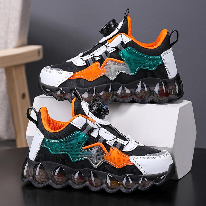 

Children s Sports Shoes Boys Annual Mesh Breathable Students Middle-aged Young Children Casual 35