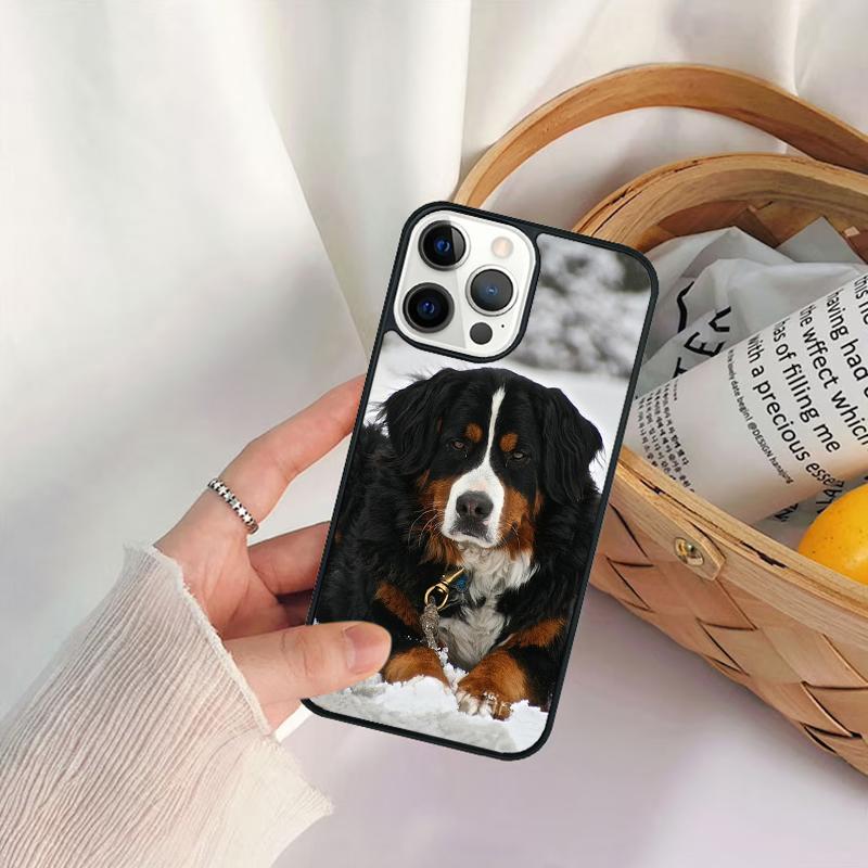 Bernese Mountain Dog Phone Case For iPhone 17 Air 16 15 14 11 12 13 Pro  MAX Plus coque Cover Shell