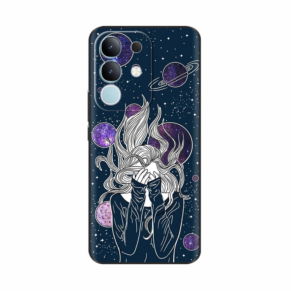 For Vivo Y29 4G Case Luxury Painted Back Cover Soft Silicone Phone Cases For Vivo Y29 4G Case Y 29 Shockproof Coque Bags Fundas