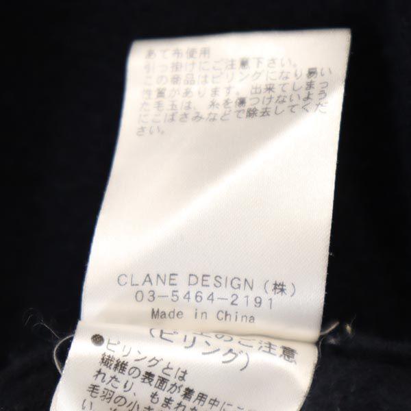 CLANE HOMME Long sleeve sweater 1 Navy system knit Men's Used