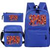 "¡VAMOS ESPAÑA" Spain Themed 3Pc Backpack Set Boy Girl Student Fashion Mini Crossbody Bag and Pencil Case Suit Unisex Mochilas