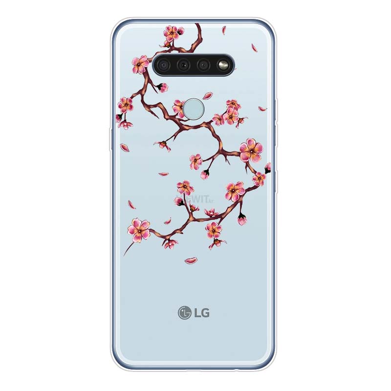 

Чорнильна квітка в китайському стилі для LG K92 K52 K62 K22 K71 K61 K51S K41S G8 G8S G8X V35 V50 V40 V50S V60 Q60 чохол для телефону LG Q60