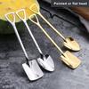 Pack of 8 Ice Cream Scoop Stainless Steel Watermelon Fruit Spades Dining Room Teaspoons Banquet Tableware Household Supplies