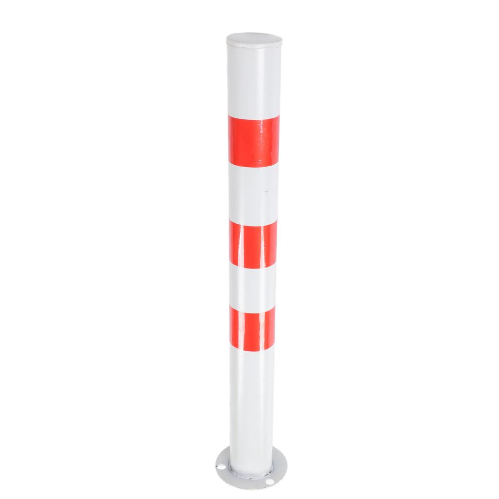 Bollard Post 29.5in Height 3in Diameter Cold Rolled Steel Parking Barrier Pipe