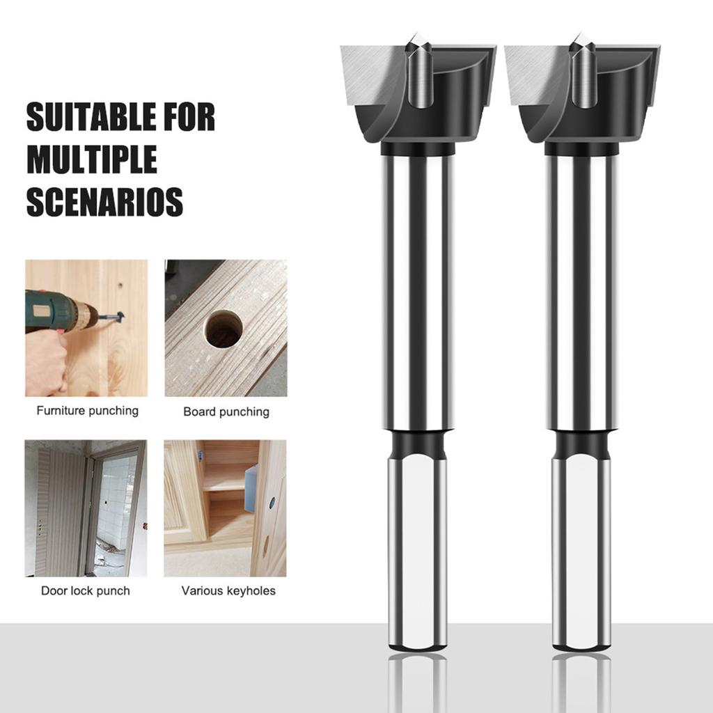 Mèche Forstner 17 mm Acier Rapide avec Pointe de Centrage Aiguë pour Trous Précis dans le Bois et le Plastique