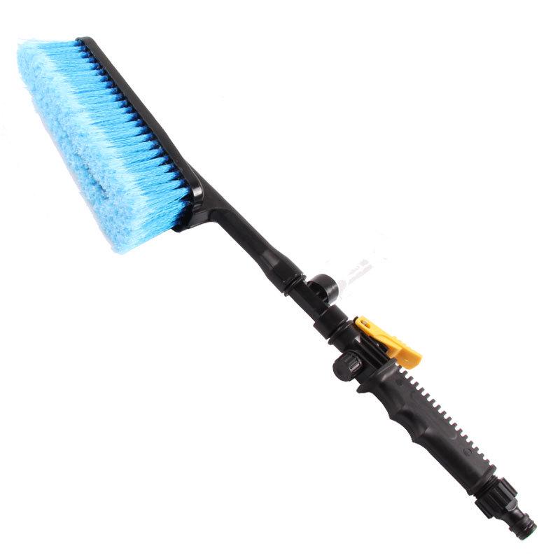 Cool Horse Car Wash Velvet Soft Bristle Brush with Spray Handle and Foam Bottle for Tires and Wheels