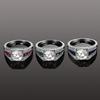 Fashion Blue Spinel Rings For Women CopperColor Ring With Zircon Stones Wedding Engagement Gift Fine Jewelry Party Birthday