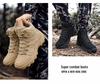 Men's Plus Size Breathable Non-slip High-Top Hiking Combat Boots