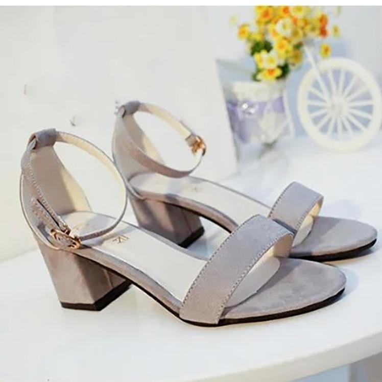 Sandals Summer Women's Shoes Casual Versatile High Heels 34-42