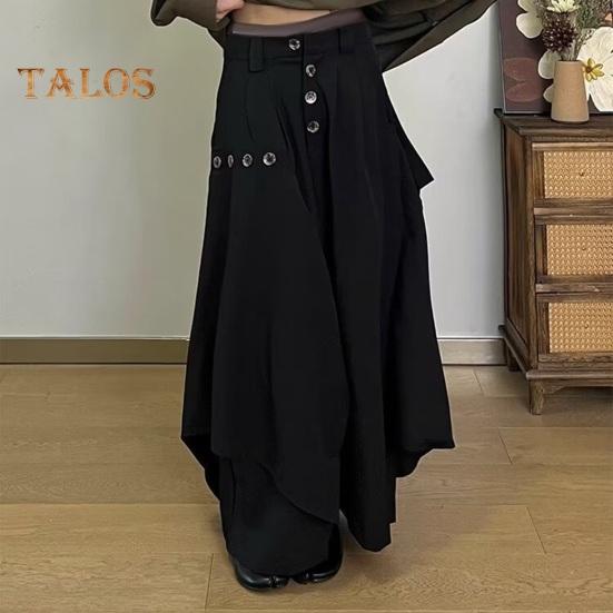 Muži Kalhoty Nepravidelný Japonský styl Volné Culottes Zip Knoflíček Lízačka Model Ukázka Kostým Dovolená Práce Denní nošení Kalhoty