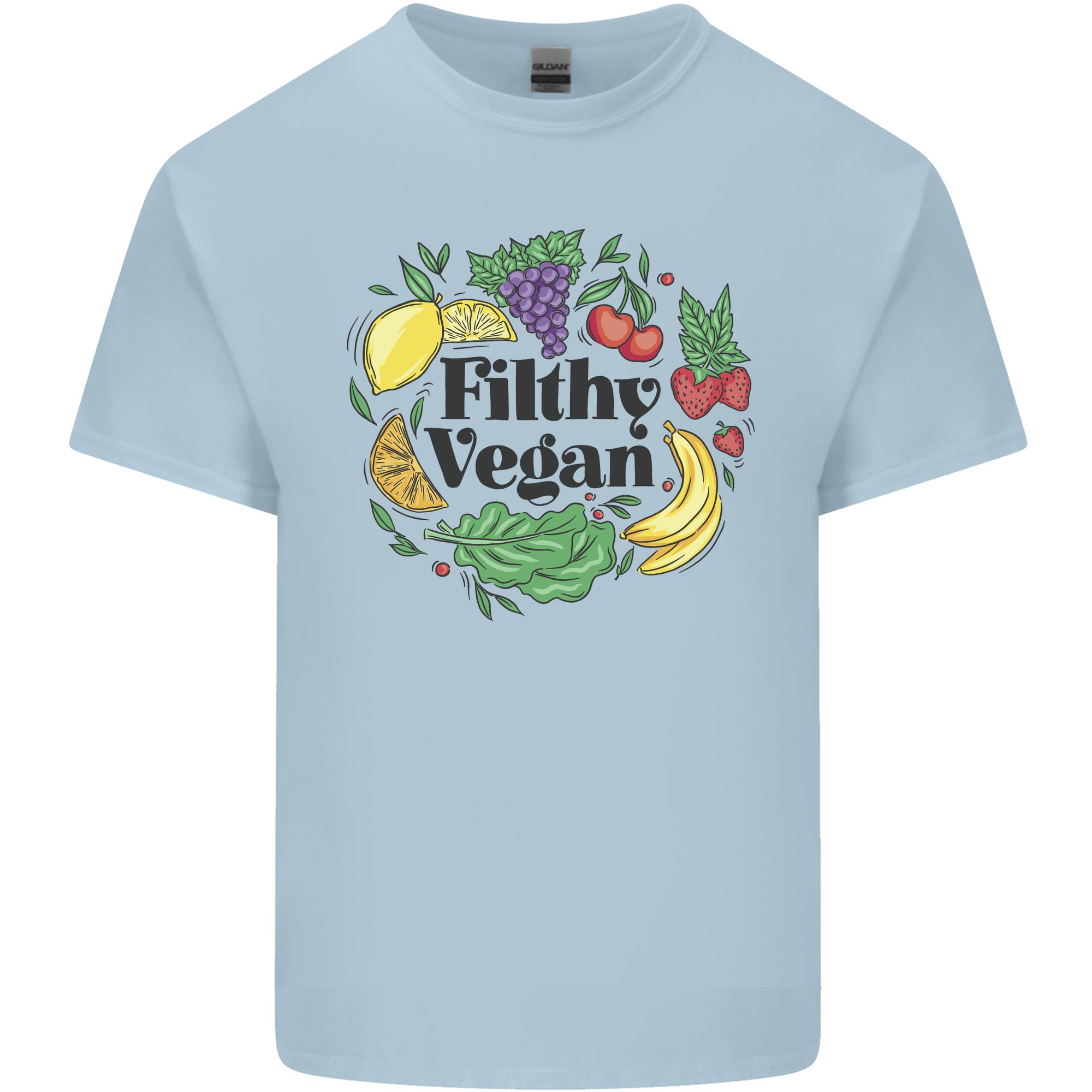 Filthy Vegan Unisexs Light Cotton TShirt S