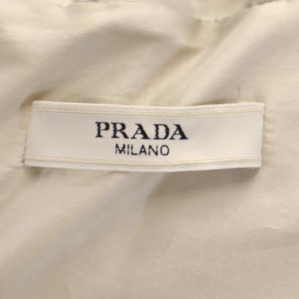 PRADA Down jacket 38 beige Women Used