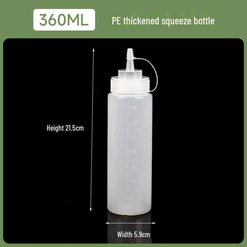 ZISIZ Food Grade Squeeze Sauce Bottle