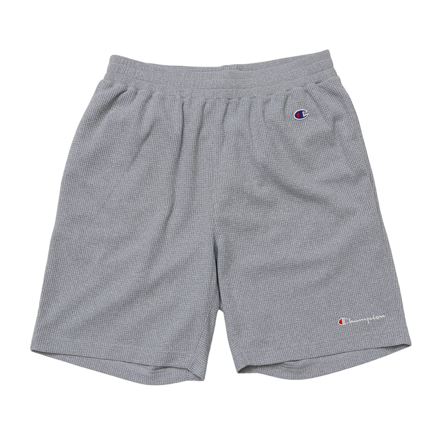 

Quick Heat UV One Point Logo Oxford L [Champion] шорты, сухие, утепленные, защитные, шорты, мужские спортивные, C3-XS507, серые,
